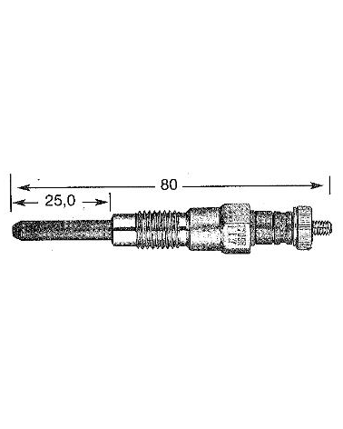 Bujia 10x1.25 V1505