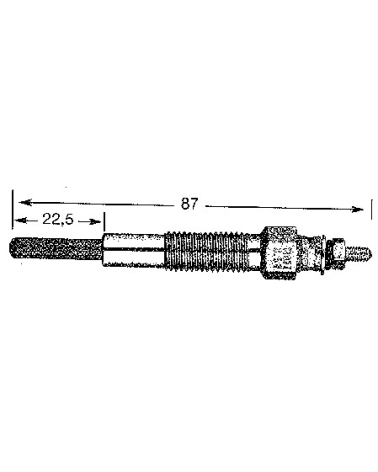 Bujia L3E,S4L (MT245), 8.5 Volt