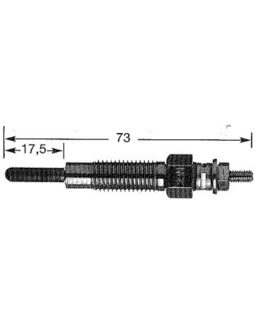 Bujia Yanmar F, FX, AF18 (10x1.25) 10.5V