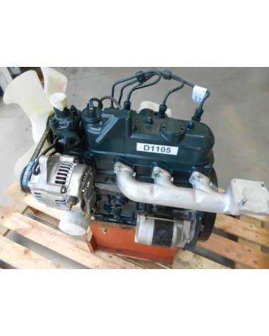 Motor Kubota D1105 usado revisado, 1123 cc - 3 cil. - 28 CV - con bomba de inyeccion